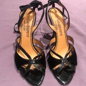 YSL black heels